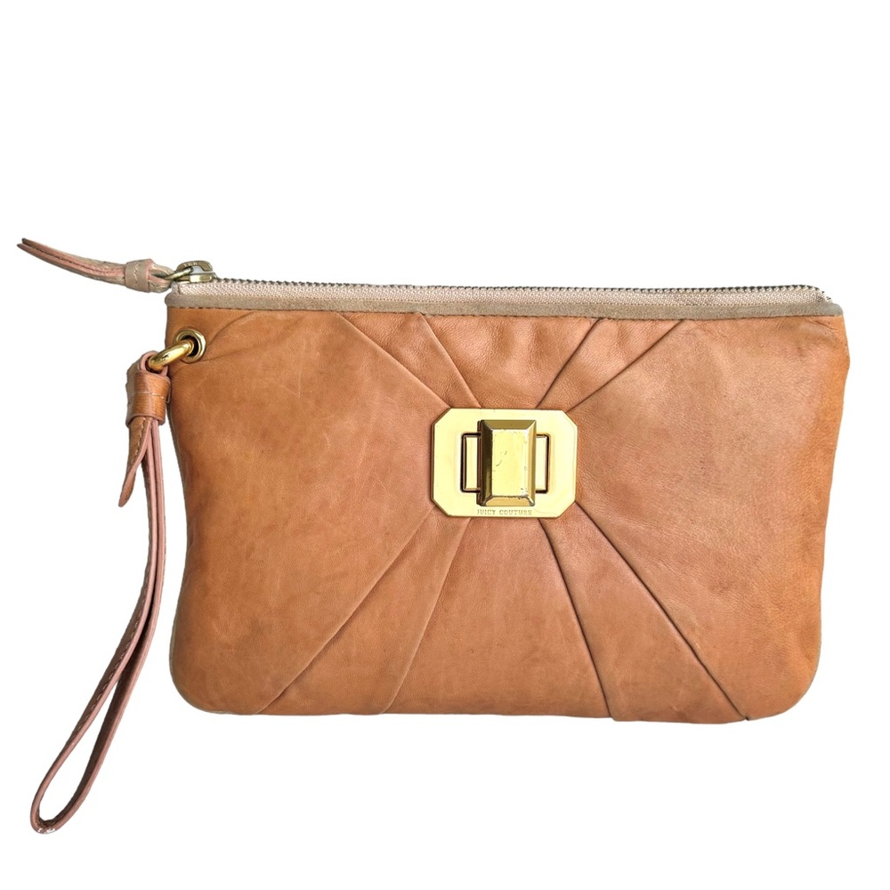 Juicy Couture Wristlet Clutch Leather